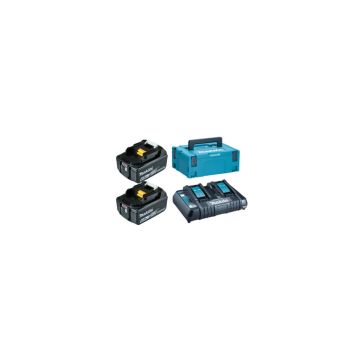 Makita - 198077-8 - Powerpack LXT® 2 x BL1860B + DC18RD