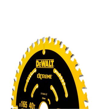 Dewalt DT10640-QZ CZB Elite 165mm x 20mm x 40t ACCU, finish, kerf 1,65mm
