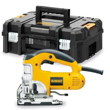 Dewalt DW331KT-QS 701W Decoupeerzaag met beugelgreep