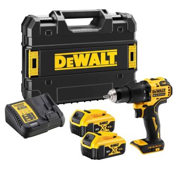Dewalt DCD709P2T-QW 18V XR Brushless compacte schroef-/klopboormachine