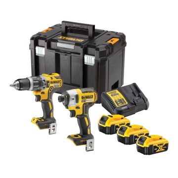 Dewalt DCK266P3T-QW 18V XR Brushless 2-delige set met schroef-/klopboormachine (DCD796) + slagschroevendraaier (DCF887)