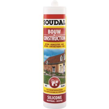 Soudal Neutrale silicone transparant 310ml