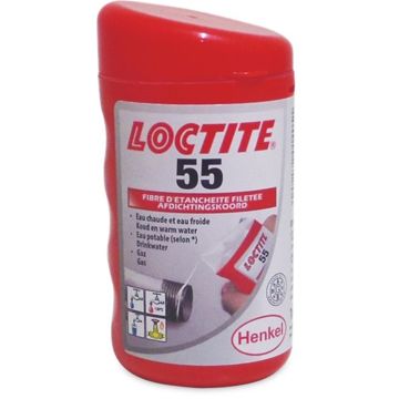 Loctite Afdichtingsdraad nylon-vezel wit 50m DVGW/WRAS type 55