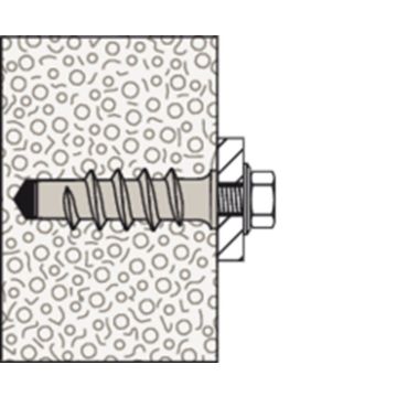 Fischer FTP K10 Turbo Cellenbetonanker Nylon (10 Stuks)