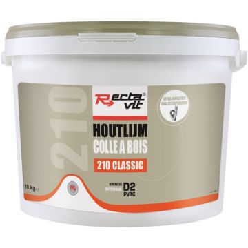 Rectavit Houtlijmen 210 Classic (Wit, droogt semi-transparant op) - 0,75kg