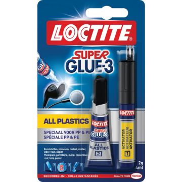 Loctite Super Glue - All Plastics 2g / 4mL