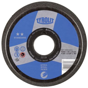 Tyrolit Standard kunstharsgebonden komsteen voor haakse slijpers 11BT 110 / 90mm x 55mm x 22,2mm A 16 - B