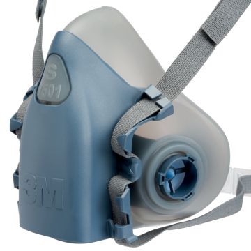 3M Herbruikbaar halfgelaatsmasker, siliconen, maat Medium, 7502