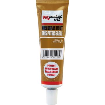 Rectavit Houtverzorging Kneedbaar Hout (Midden eik) - 0,05L
