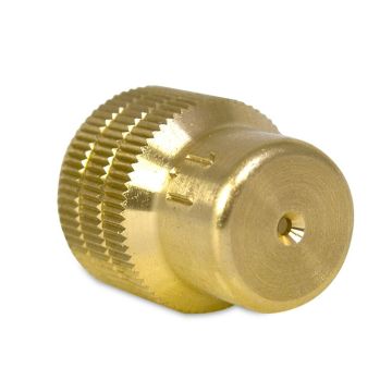 Mesto Precisiesproeier, 3 Kartelingen, Spuitbeeld 70° - Messing