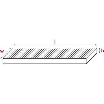 PGB HAPAX platte wiggen Ø3x22x95 Rood (100 stuks)