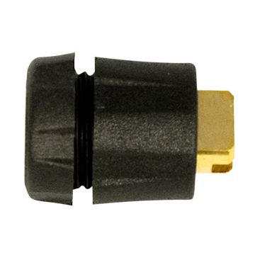 Mesto Precisie Vlakstraalsproeier + Element + Wartelmoer, Spuitbeeld 80° - Messing - Met Fijnfilter