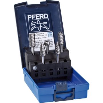 Pferd HM-frezenset nr 1912 inox