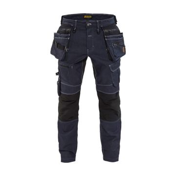Blaklader Werkbroek denim stretch X1900 1990 Marineblauw/Zwart C152
