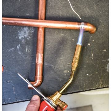 Magma Turbo Soldeerbranderkop 360° Met Gaspatroon 'turbogas" + Voetje