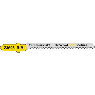 Metabo 5 Decoupeerzaagbladen. Hout. Profess. 57/1,4mm