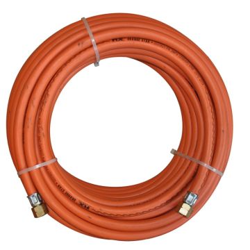Magma Rubber Gasslang Met 2 Aansluitingen 3/8"l - 20m - Ø 8mm