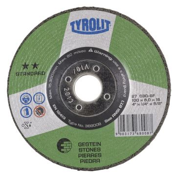 Tyrolit Slijpschijf X-Pert 125mm x 6mm Steen (10 stuks)