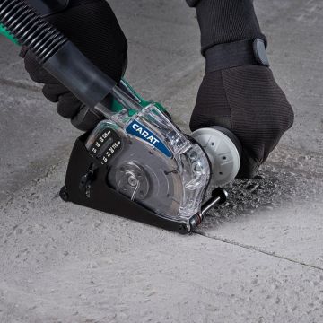 Carat Stofkap voor Diamantzaag 125mm Transparant