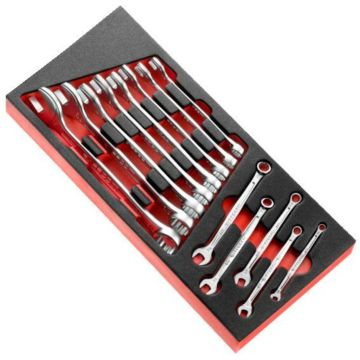 Facom Module 13 Ringsteeksleutels OGV - inch (foam) 1/4-15/16