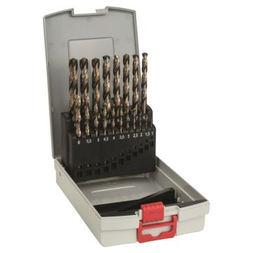 Bosch PRO Stainless Steel HSS-Co spiraalboorset, 19-delig