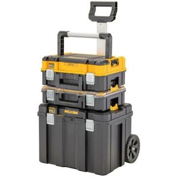 Dewalt TSTAK Set/ topbox LHG +organiser+wagen