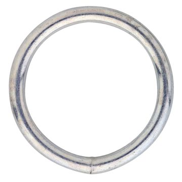 GELASTE RING / 80 X 6 MM / VERZINKT / PER STUK GELABELD
