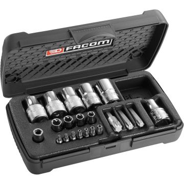 Facom Set met TORX-doppen en -bits