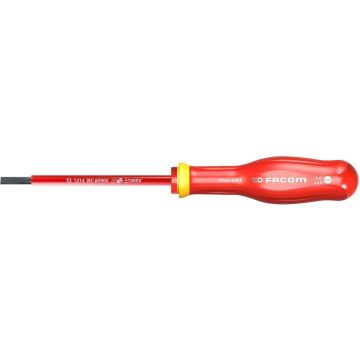 Facom Protwist® schroevendraaier, geïsoleerd 1000 V, voor sleufschroeven, 4x75mm