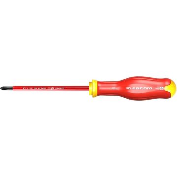 Facom Protwist® schroevendraaier, geïsoleerd, 1000 V, voor Phillips® kruiskopschroeven, 1x100mm