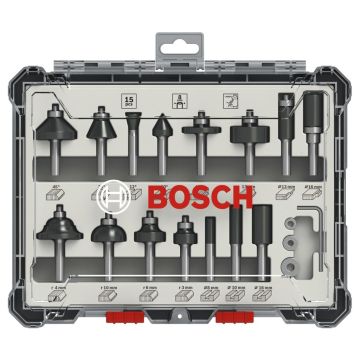Bosch PRO 15-delige Frezenset gemixt 8mm