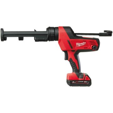 Milwaukee C18 PCG/310C-201B - Heavy Duty kit-/lijmpistool met 310 ml patroonhouder
