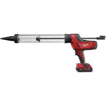 Milwaukee C18 PCG/600T-201B - Heavy Duty kit-/lijmpistool met 600 ml patroonhouder
