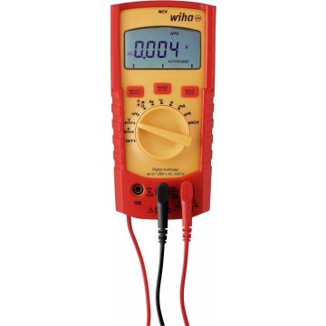 Wiha Digitale multimeter tot 1.000 V AC, CAT IV incl. 2x AAA-batterijen