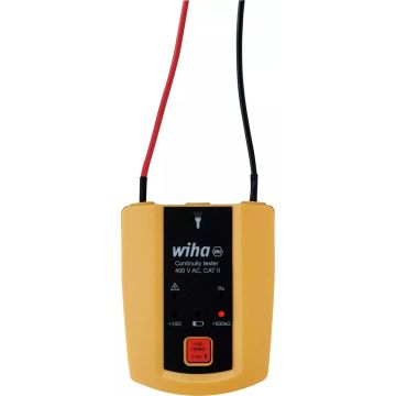 Wiha Doorgangstester tot 400 V AC, CAT II incl. 2x AAA-batterijen (SB 255-63 continuity tester 400V 