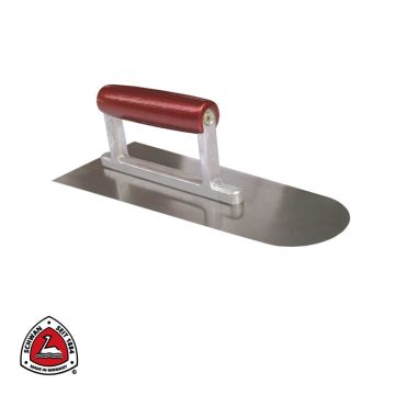 Schwan Plakspaan 280 x 105/85 x 1,1mm Ronde Neus - Inox