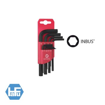 HAFU Stiftsleutelset - INBUS - 9 delig - Kort