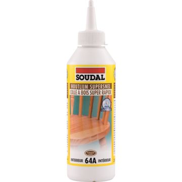 Soudal Supersnelle houtlijm 64A 250ml