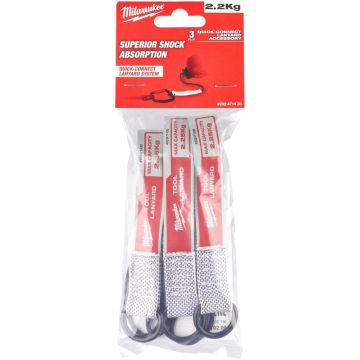 Milwaukee 2.25kg Kleine Quick-connect Accessoire (3 Stuks)