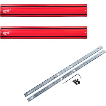Milwaukee GR1400 - Set 2x Geleiderail, tas en connector voor M18 FPS552