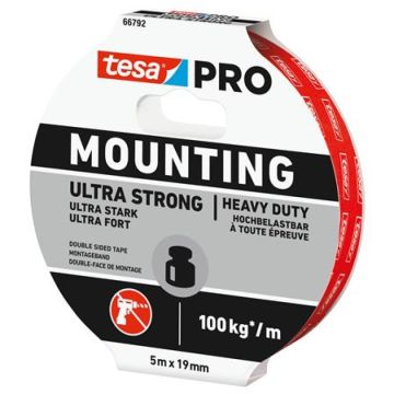 Tesa Mounting Ultra Strong Wit 19mm x 5m