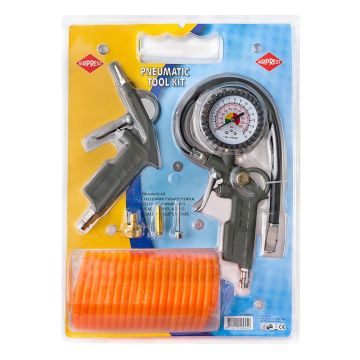 Airpress Pneumatic tool kit (6-delig)