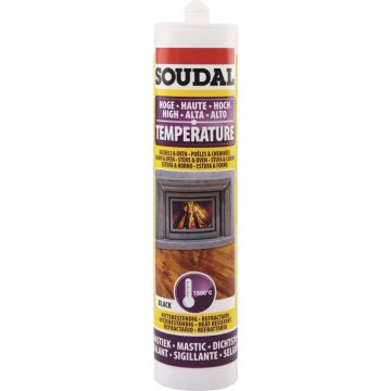 Soudal Kachelkit zwart 290ml (1500°)