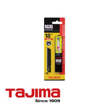 Tajima Afbreekmessen 9 x 0,5 mm RAZAR BLACK BLADE (10 stuks)