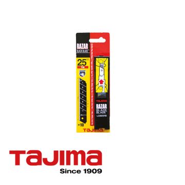 Tajima Afbreekmessen 25 x 0,7 mm RAZAR BLACK BLADE (10 stuks)