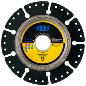 Tyrolit UC3 Diamantcirkelzaag UC3 125mm x 3mm x 22,23mm DCCI-Combi
