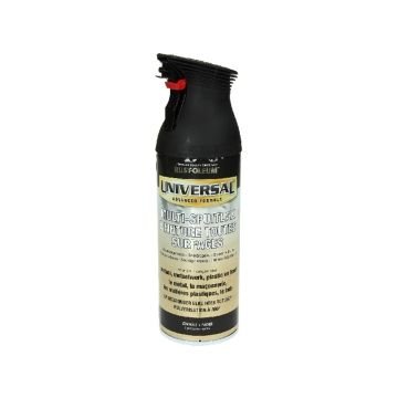 Rust-Oleum Universal Spuitverf Zwart Mat 400ml