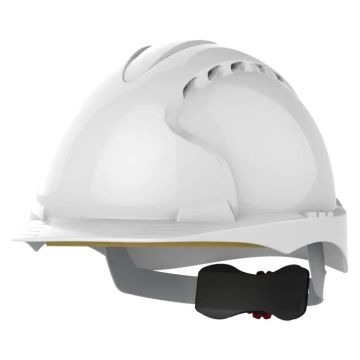 JSP Evo 3 Veiligheidshelm AJF170 Mid Geventileerd Met Draaiknop - Wit
