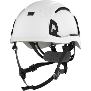 JSP Evo Alta Baseworker Veiligheidshelm - Wielratel - Geventileerd - Wit
