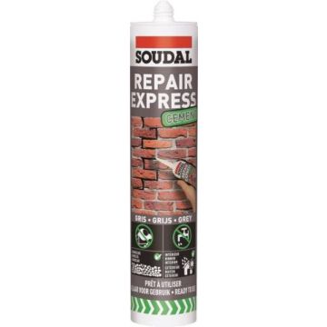 Soudal Repair Express Cement vulmiddel grijs 290 ml